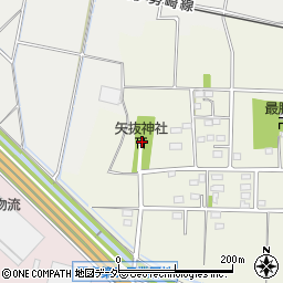 群馬県太田市新田下江田町500周辺の地図