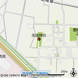 群馬県太田市新田下江田町500周辺の地図