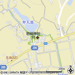 下岩崎公民館周辺の地図