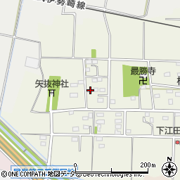 群馬県太田市新田下江田町469周辺の地図