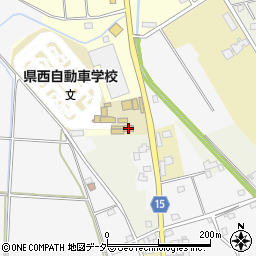 茨城県西自動車学校周辺の地図