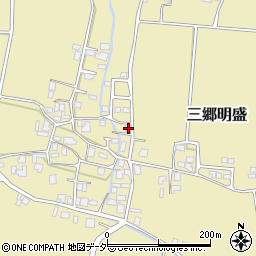 長野県安曇野市三郷明盛4161周辺の地図