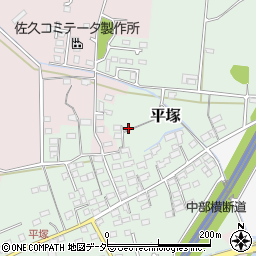 長野県佐久市平塚116周辺の地図