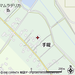 茨城県小美玉市手堤226-2周辺の地図