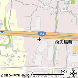 群馬県太田市西矢島町周辺の地図