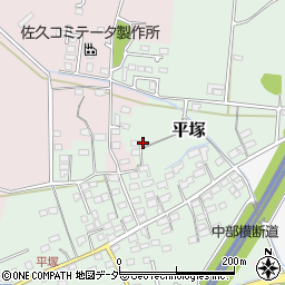 長野県佐久市平塚115周辺の地図