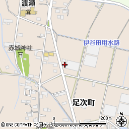 群馬県館林市足次町653-1周辺の地図