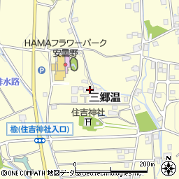 長野県安曇野市三郷温5908周辺の地図
