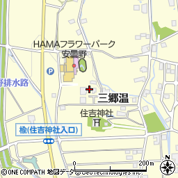 長野県安曇野市三郷温5910周辺の地図