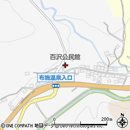百沢公民館周辺の地図