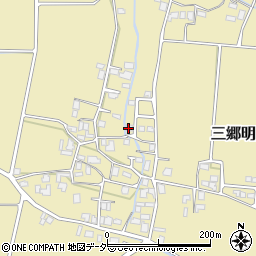 長野県安曇野市三郷明盛4165-12周辺の地図