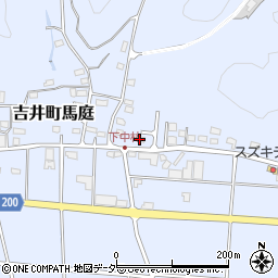 群馬県高崎市吉井町馬庭849周辺の地図