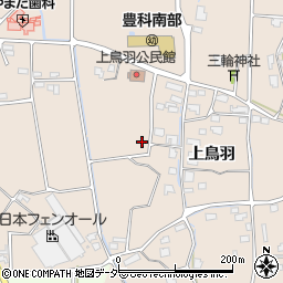 長野県安曇野市豊科上鳥羽周辺の地図
