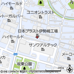 日本プラスト伊勢崎工場第二地区周辺の地図