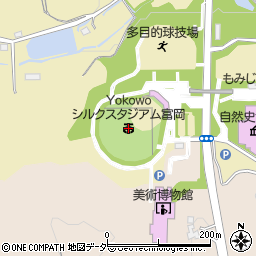 Ｙｏｋｏｗｏ富岡市民球場（富岡市民球場）周辺の地図