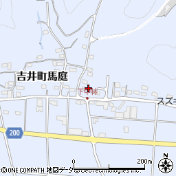 群馬県高崎市吉井町馬庭848-2周辺の地図