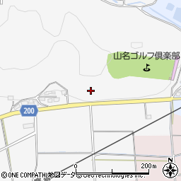 後賀山名停車場線周辺の地図