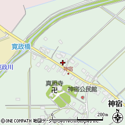 茨城県東茨城郡茨城町神宿449周辺の地図