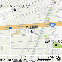 日本運輸株式会社　太田営業所周辺の地図