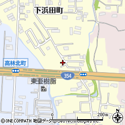 群馬県太田市下浜田町123-7周辺の地図