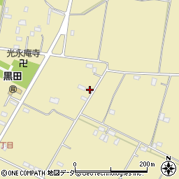栃木県小山市西黒田336周辺の地図