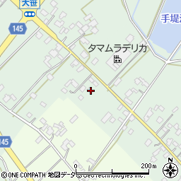 茨城県小美玉市手堤184周辺の地図