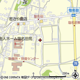 長野県佐久市塩名田周辺の地図