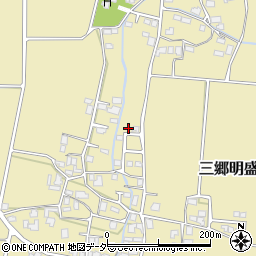 長野県安曇野市三郷明盛4169-3周辺の地図