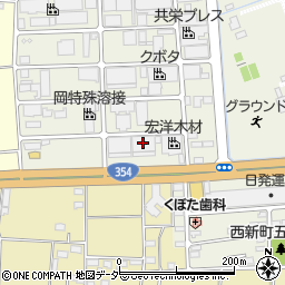 日本通運太田支店十号倉庫周辺の地図