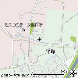 長野県佐久市平塚94周辺の地図