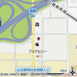 セブンイレブン藤岡中央高校前店周辺の地図