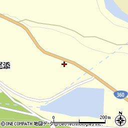 石川県白山市尾添ヌ176周辺の地図