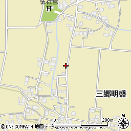 長野県安曇野市三郷明盛4180周辺の地図