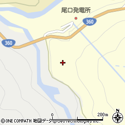 石川県白山市尾添ヨ周辺の地図
