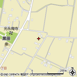 栃木県小山市西黒田377周辺の地図