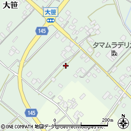 茨城県小美玉市大笹272周辺の地図
