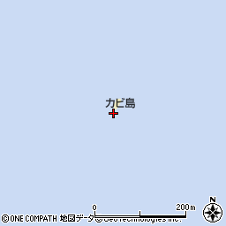 カビ島周辺の地図