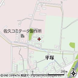 長野県佐久市平塚93周辺の地図