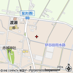 群馬県館林市足次町672周辺の地図