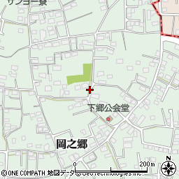 群馬県藤岡市岡之郷487-1周辺の地図