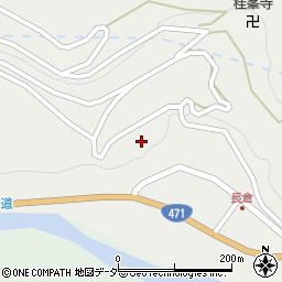 岐阜県高山市上宝町長倉822周辺の地図