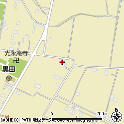 栃木県小山市西黒田338周辺の地図