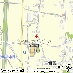長野県安曇野市三郷温5805周辺の地図