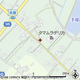 茨城県小美玉市手堤200周辺の地図