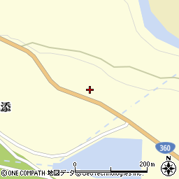 石川県白山市尾添ヌ213周辺の地図