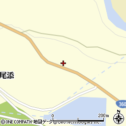 石川県白山市尾添ル61周辺の地図