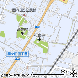 行泉寺周辺の地図