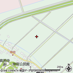 茨城県東茨城郡茨城町神宿周辺の地図