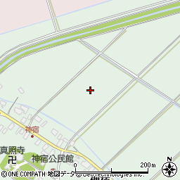 茨城県茨城町（東茨城郡）神宿周辺の地図
