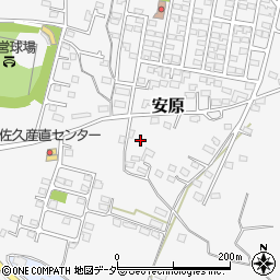長野県佐久市安原1408-1周辺の地図